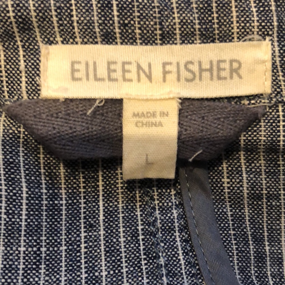 EILEEN FISHER 100% Linen Jacket - Picture 4 of 6